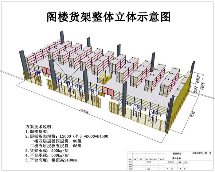 阁楼货架规划方案