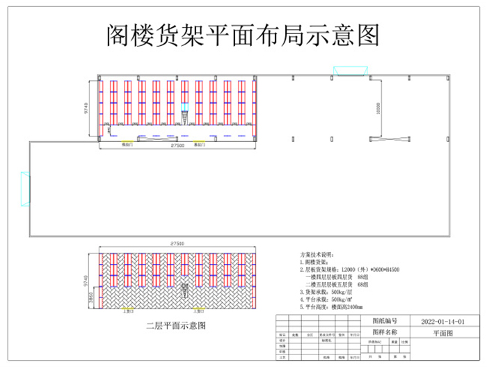 供电公司阁楼货架规划方案