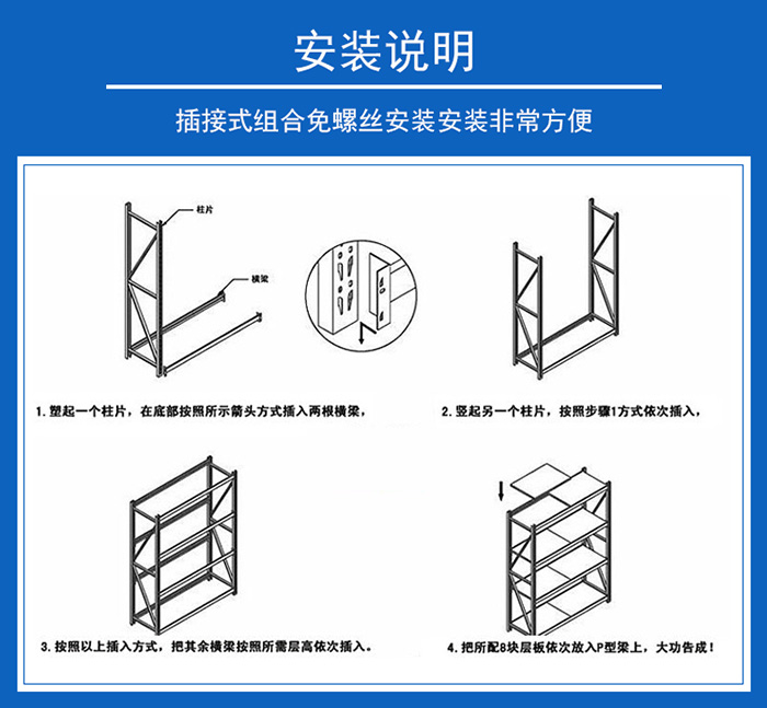 层板货架安装